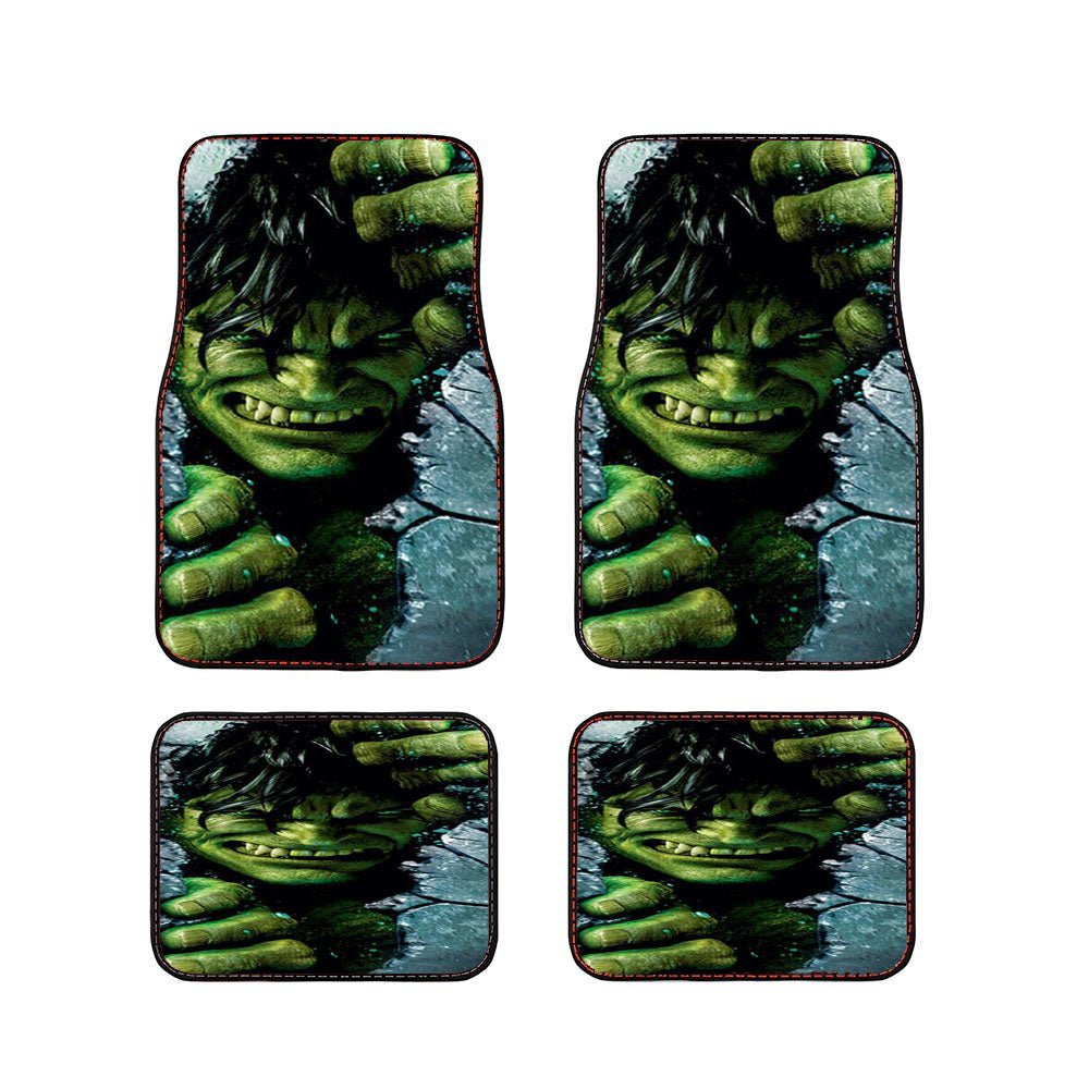Hulk Crack The Case Car Floor Mats Accessories