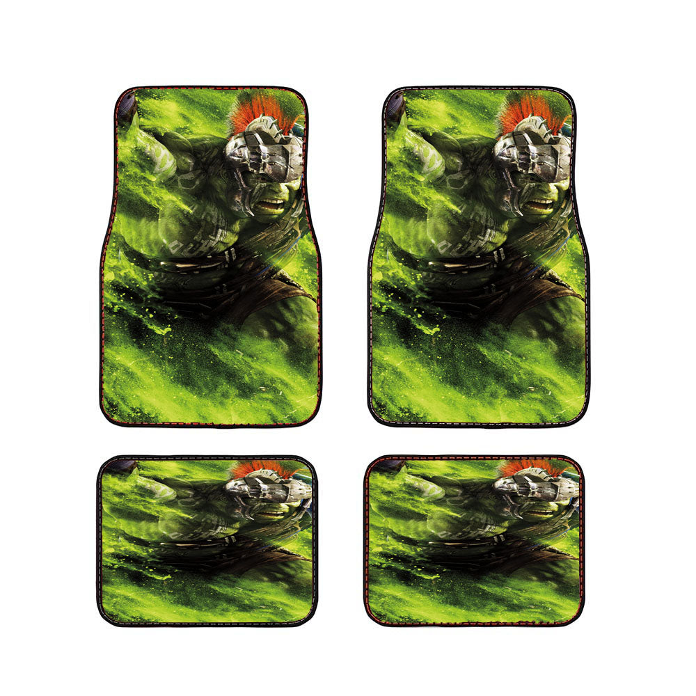 Hulk Green Car Floor Mats Accessories