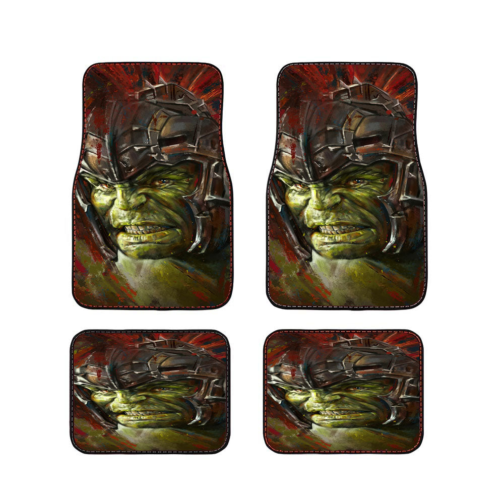 Hulk Illustration Car Floor Mats Accessories