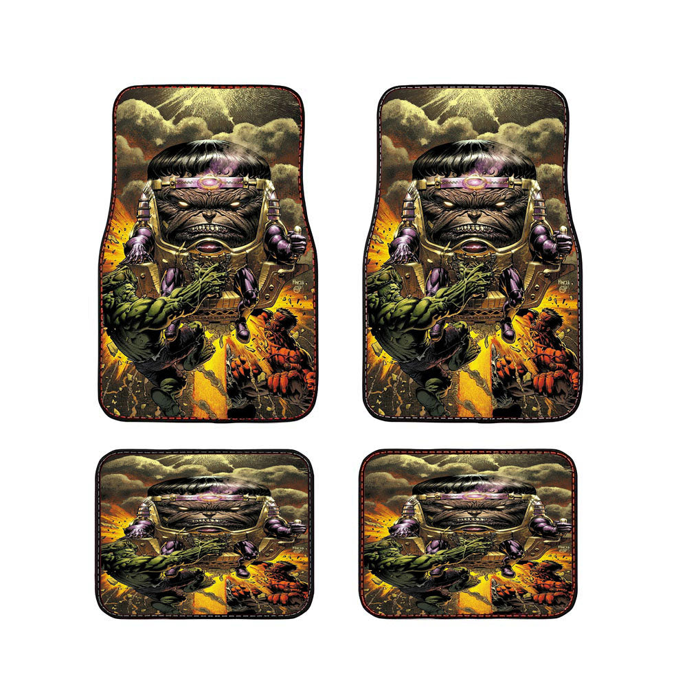 Hulk War Competition Car Floor Mats Accessories