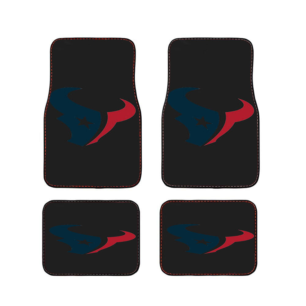 Huston Texans Logo Dark Grey Car Floor Mats Accessories