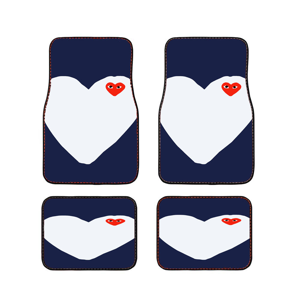 Hypebeast Heart Logo Car Floor Mats Accessories