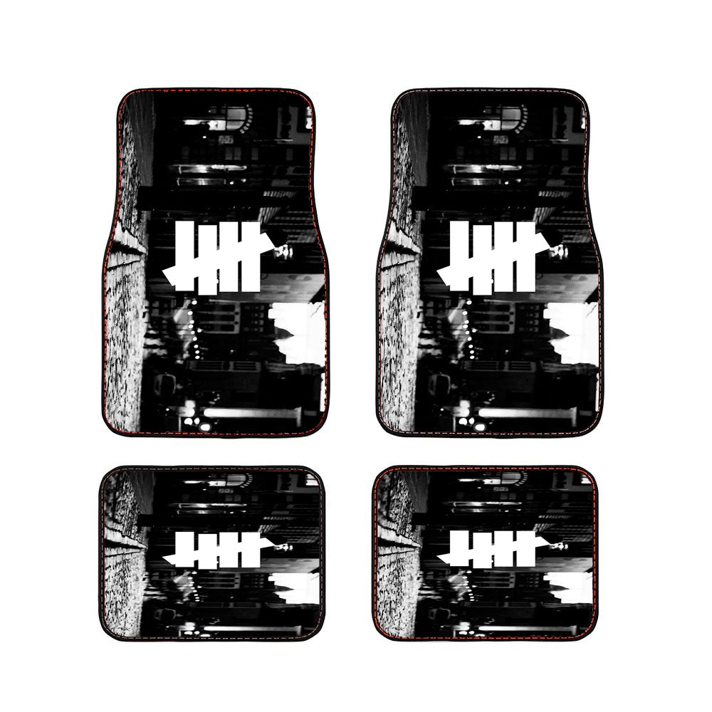 Hypebeast Off White Grayscale Car Floor Mats Accessories