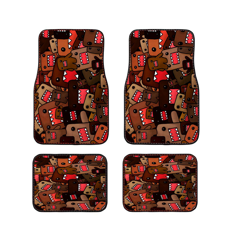 I Love Domo Kun College Car Floor Mats Accessories