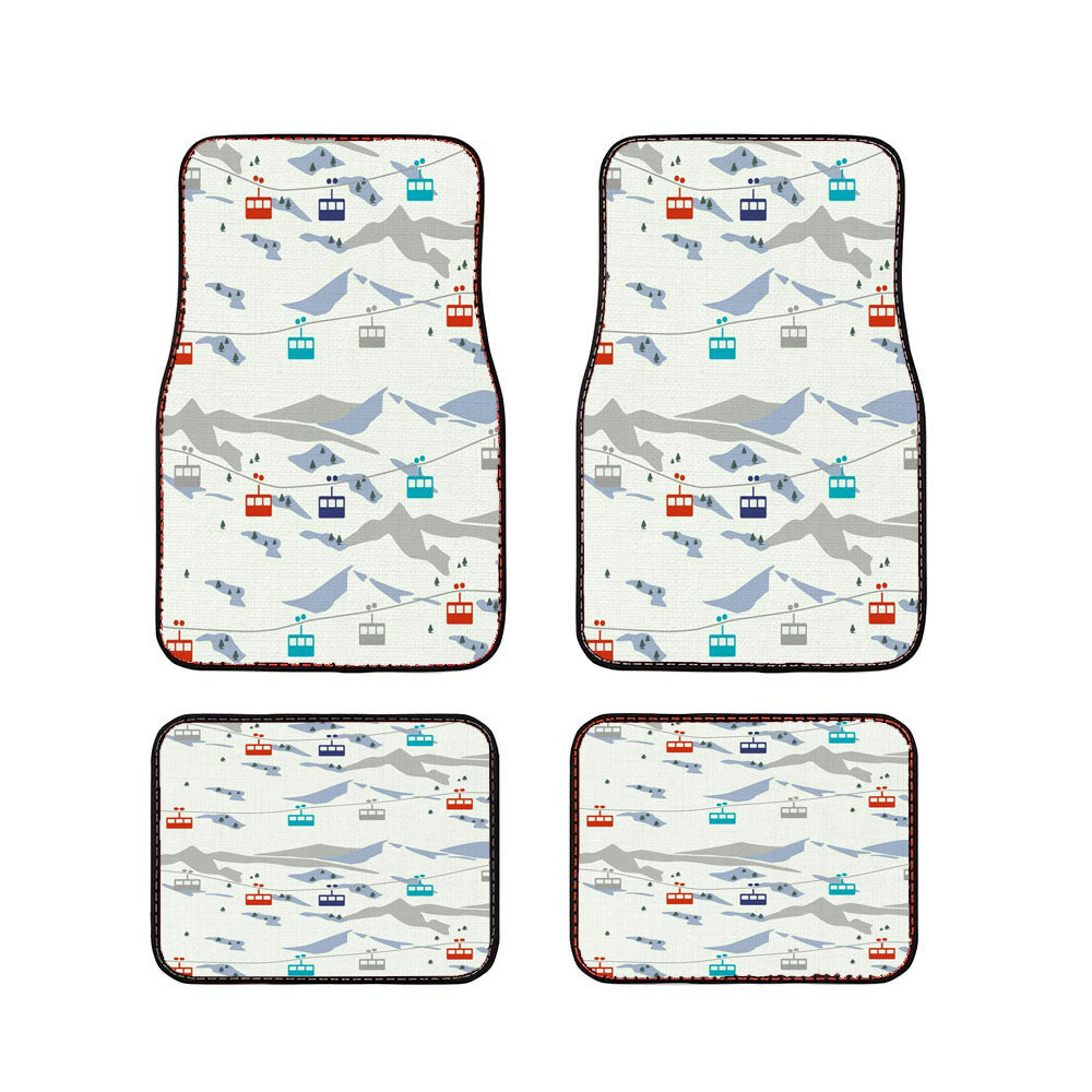 Ice Sky Dreams Pattern Car Floor Mats Accessories