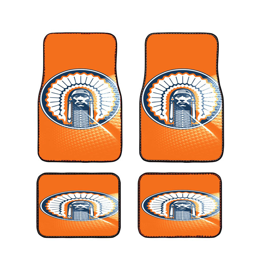 Illinois Icon Logo Car Floor Mats Accessories