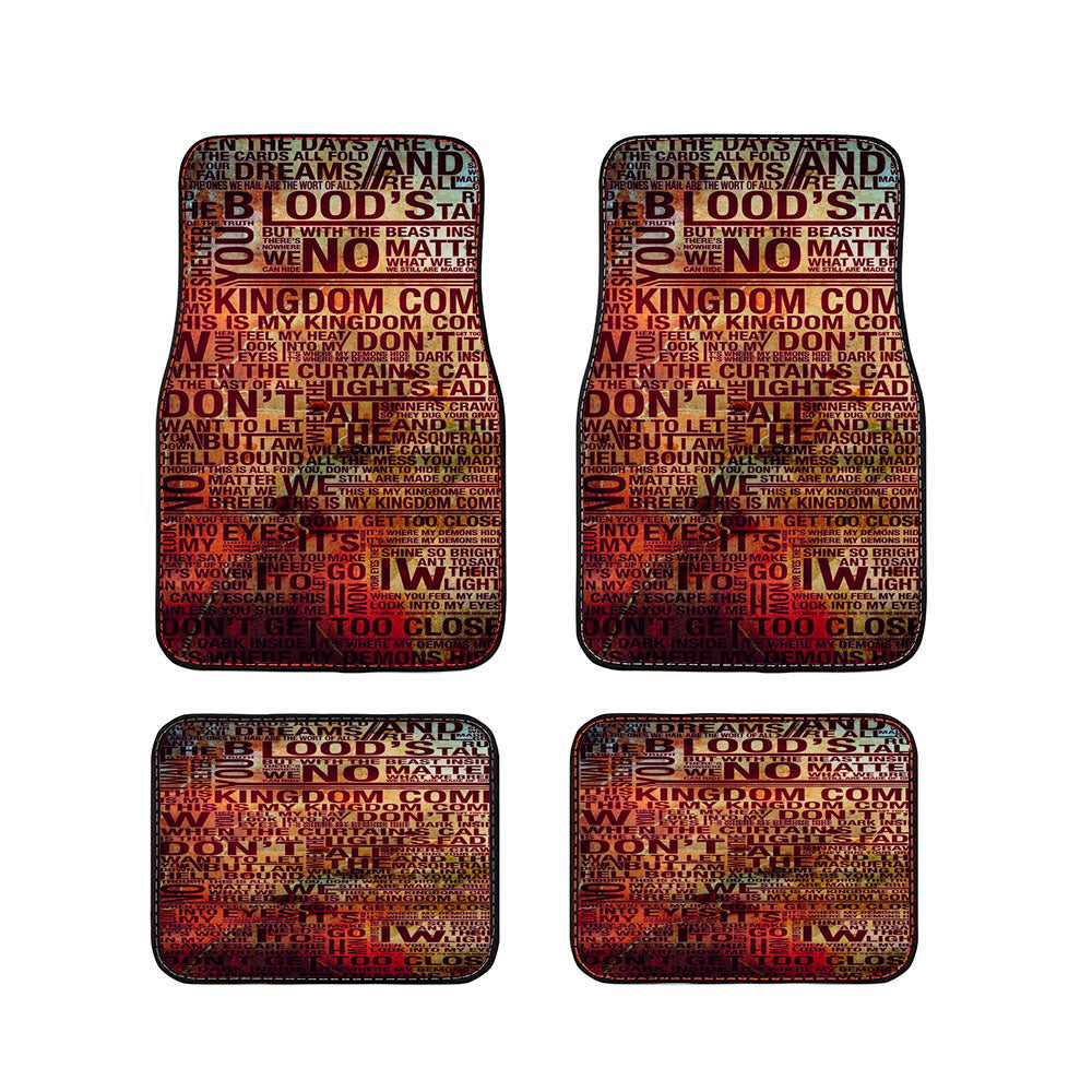 Imagine Dragons Lyric Nebula Car Floor Mats Accessories