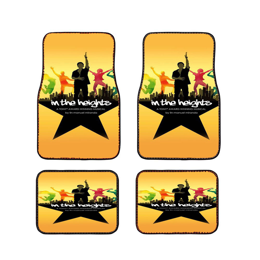 In The Heights Hamilton Broadway Musical Car Floor Mats Accessories