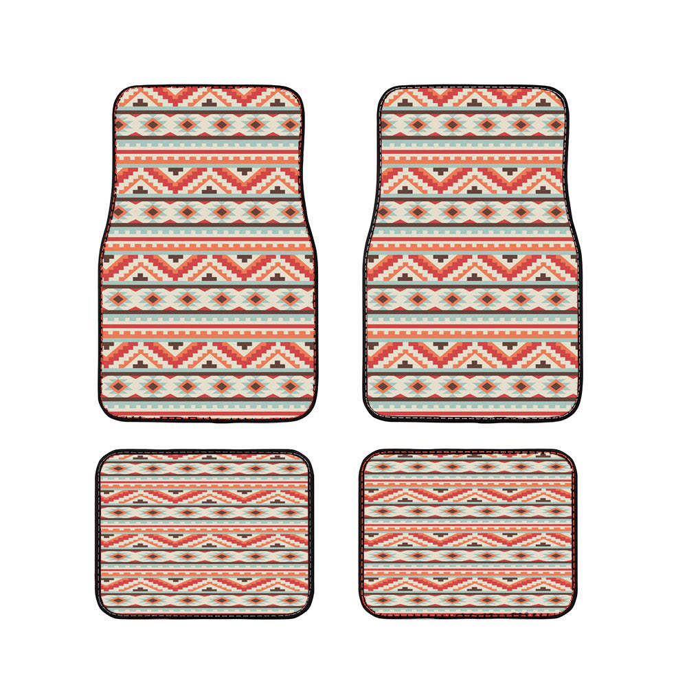 Indian Pattern Style Car Floor Mats Accessories