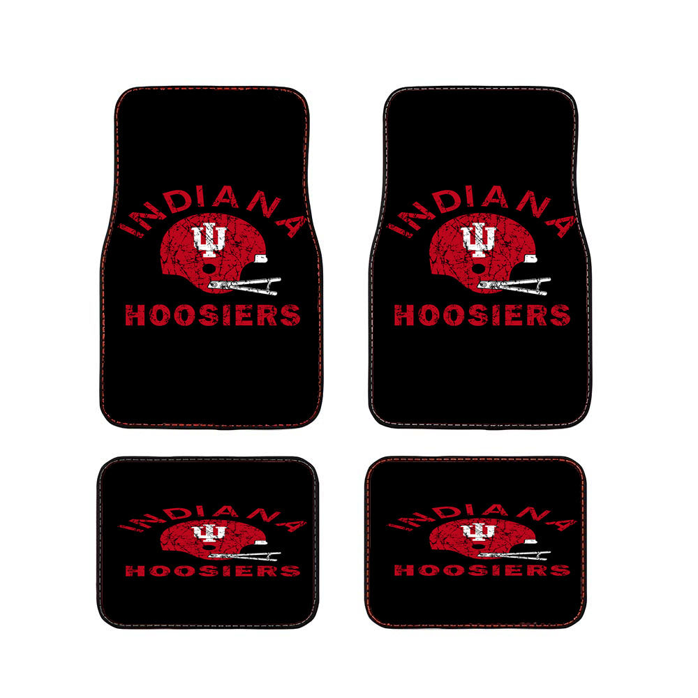 Indiana Hoosiers Helmet Car Floor Mats Accessories