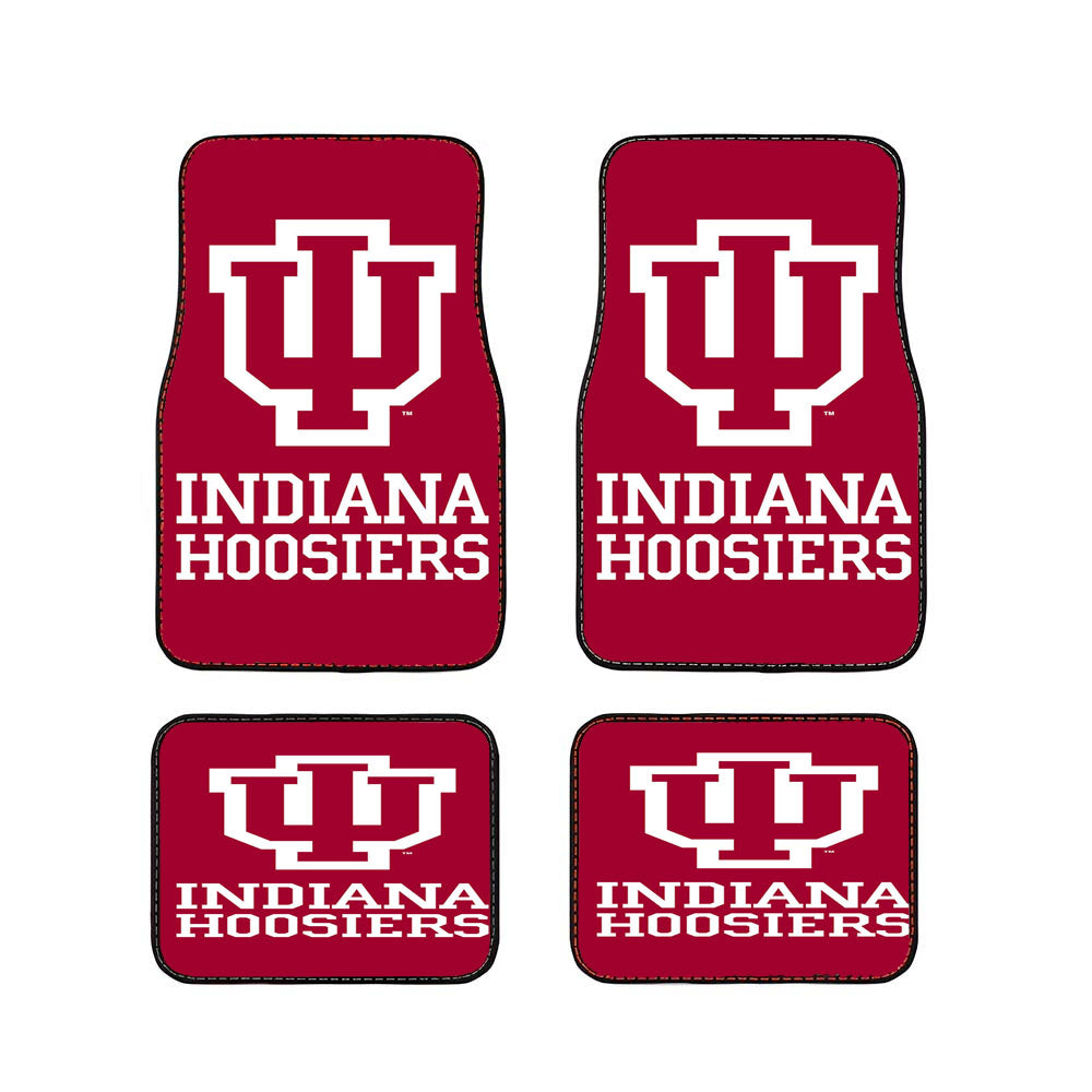 Indiana Hoosiers Logo Car Floor Mats Accessories