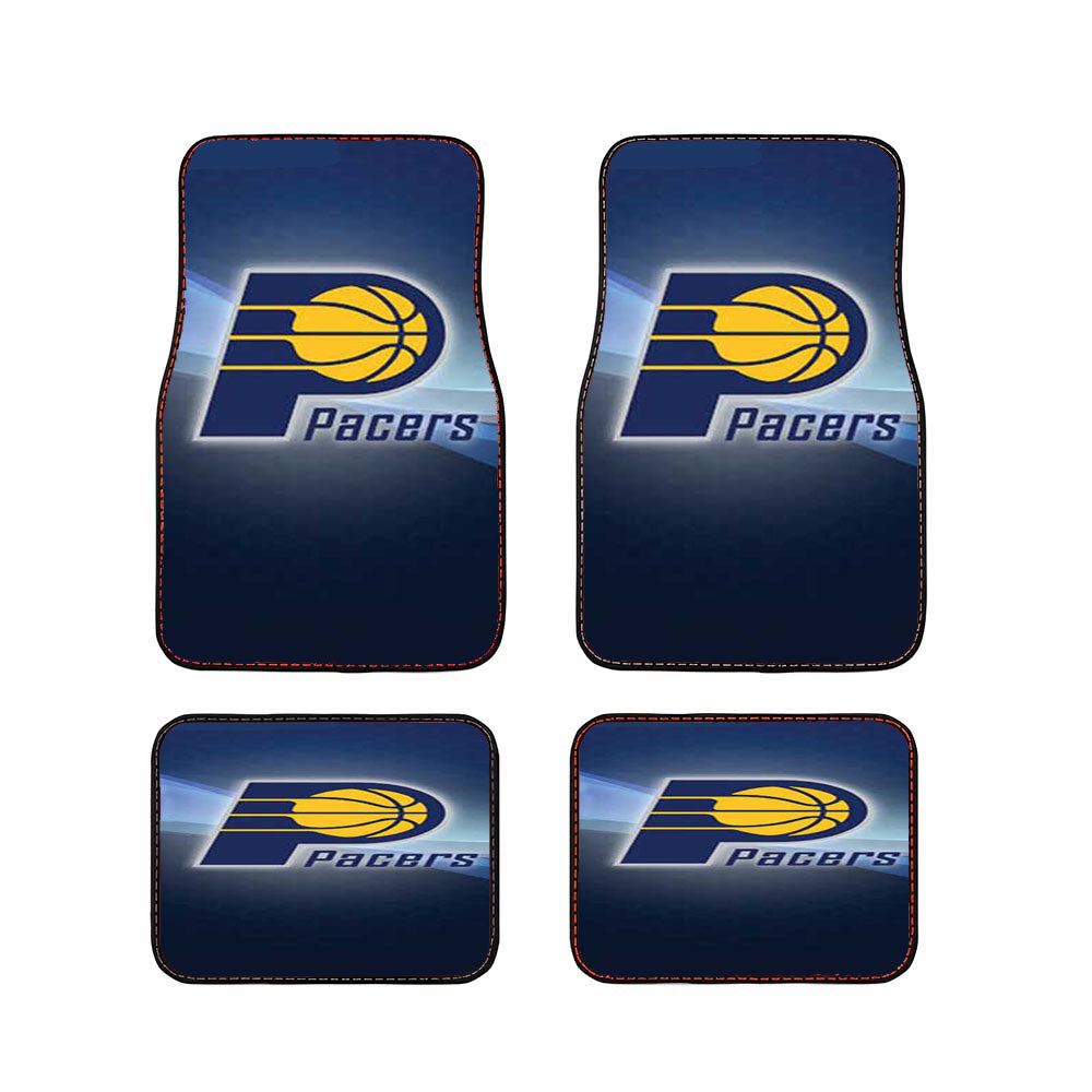 Indy Pacers Logo Texture Car Floor Mats Accessories