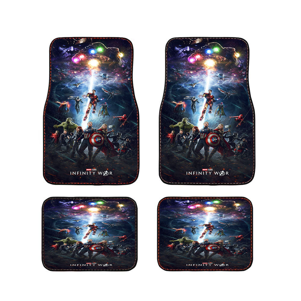 Infinity Wars Poster Art Car Floor Mats Accessories
