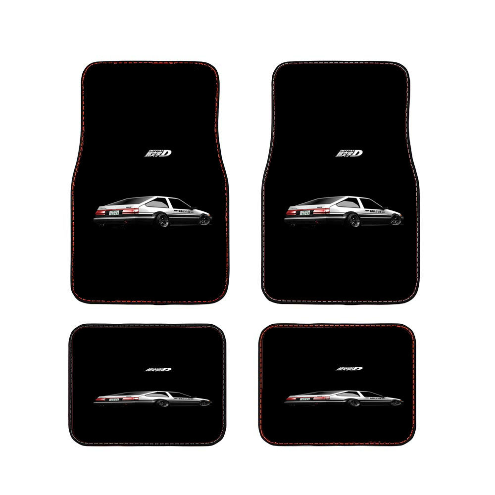 Initial D Black Wallpaper Car Floor Mats Accessories