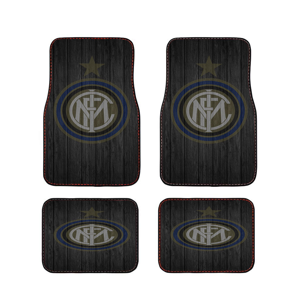 Inter Milan Wood Logo Car Floor Mats Accessories