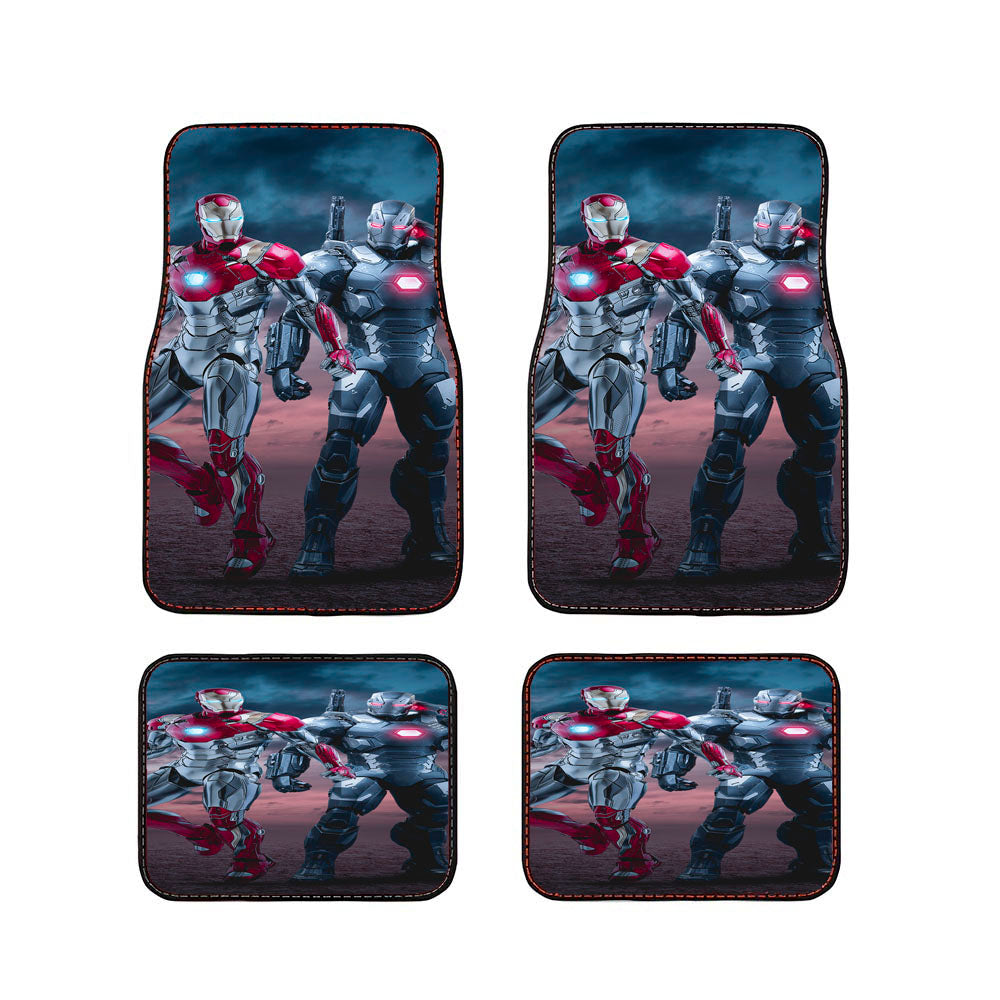 Iron Man And War Machine Car Floor Mats Accessories