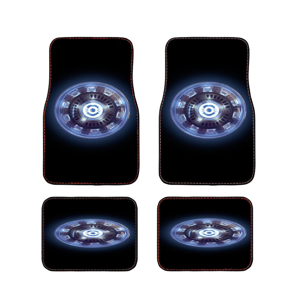 Iron Man Arc Reator Circle Car Floor Mats Accessories