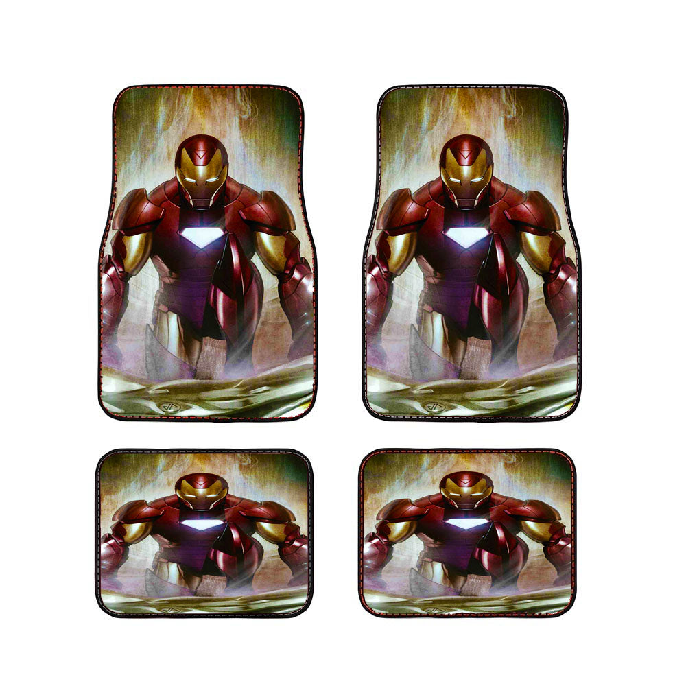 Iron Man Aura Comic Car Floor Mats Accessories