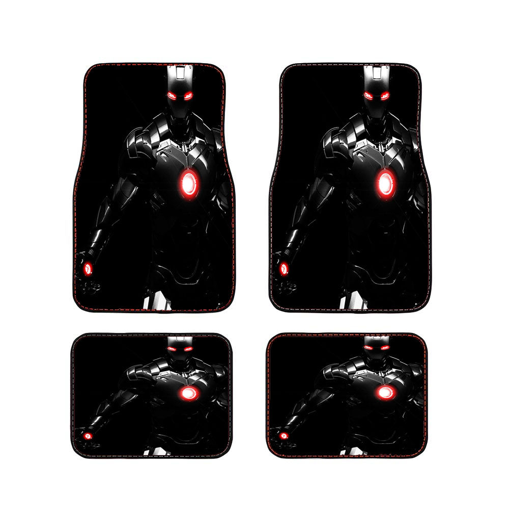 Iron Man Black Version Car Floor Mats Accessories