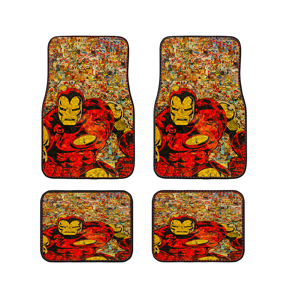 Iron Man Comic Car Floor Mats Accessories