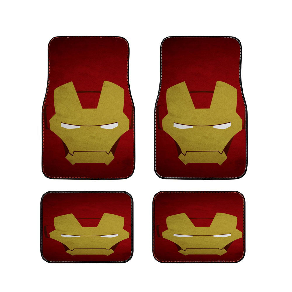Iron Man Face Car Floor Mats Accessories