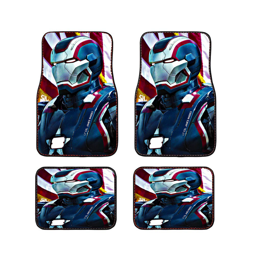 Iron Man Iron Patriot Car Floor Mats Accessories