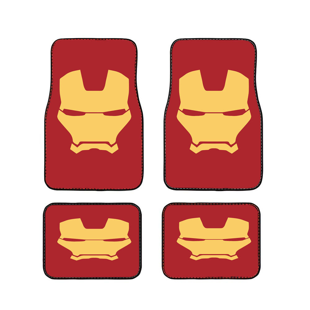 Iron Man Mask Car Floor Mats Accessories