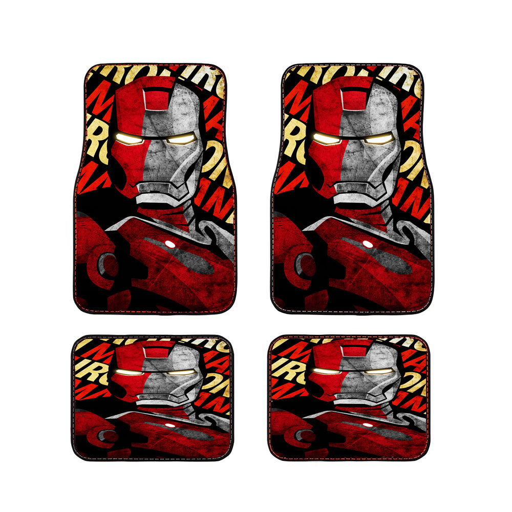 Iron Man Minimalistic Car Floor Mats Accessories