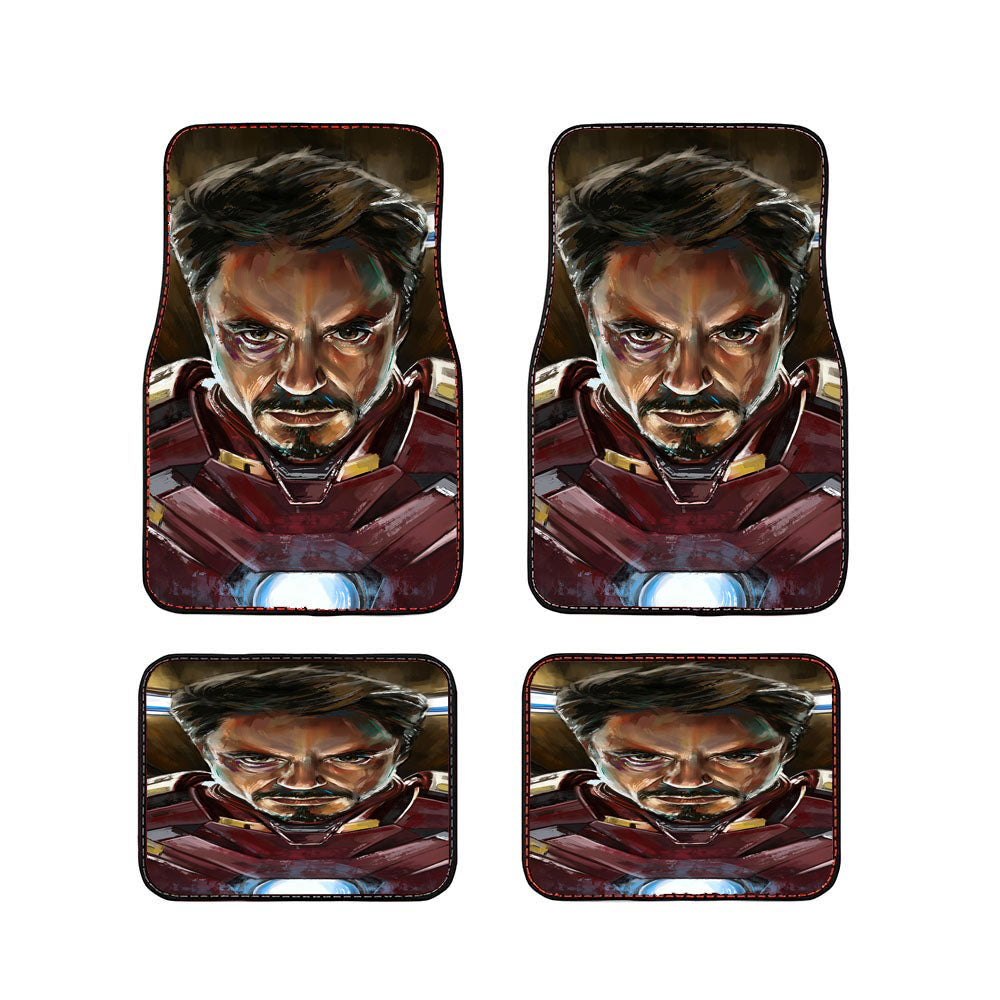 Ironman Illustration Car Floor Mats Accessories