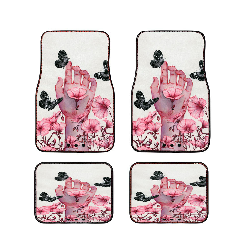 It Aches Flower Car Floor Mats Accessories