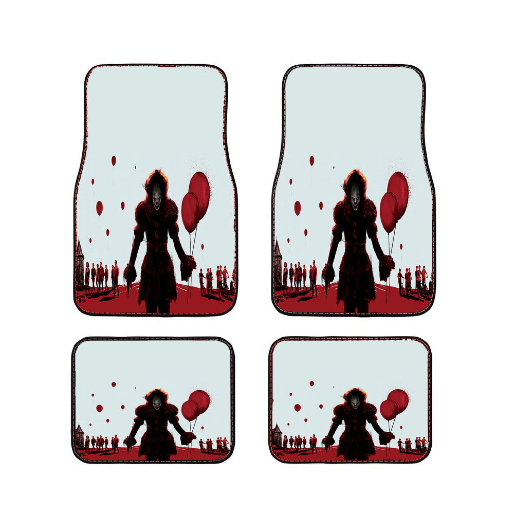 It Chapter 2 Pennywise The Clown Red Balloon Movie Car Floor Mats Accessories