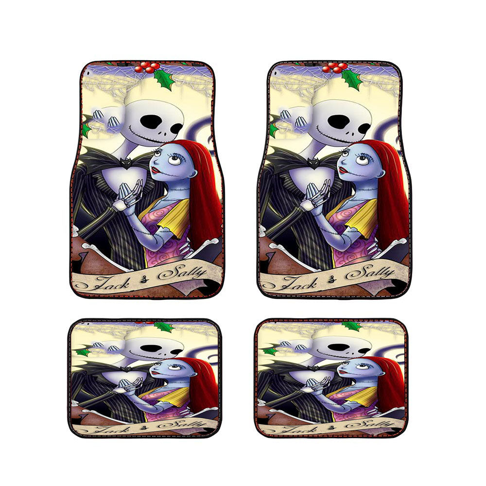 Jack And Sally Nightmare Car Floor Mats Accessories