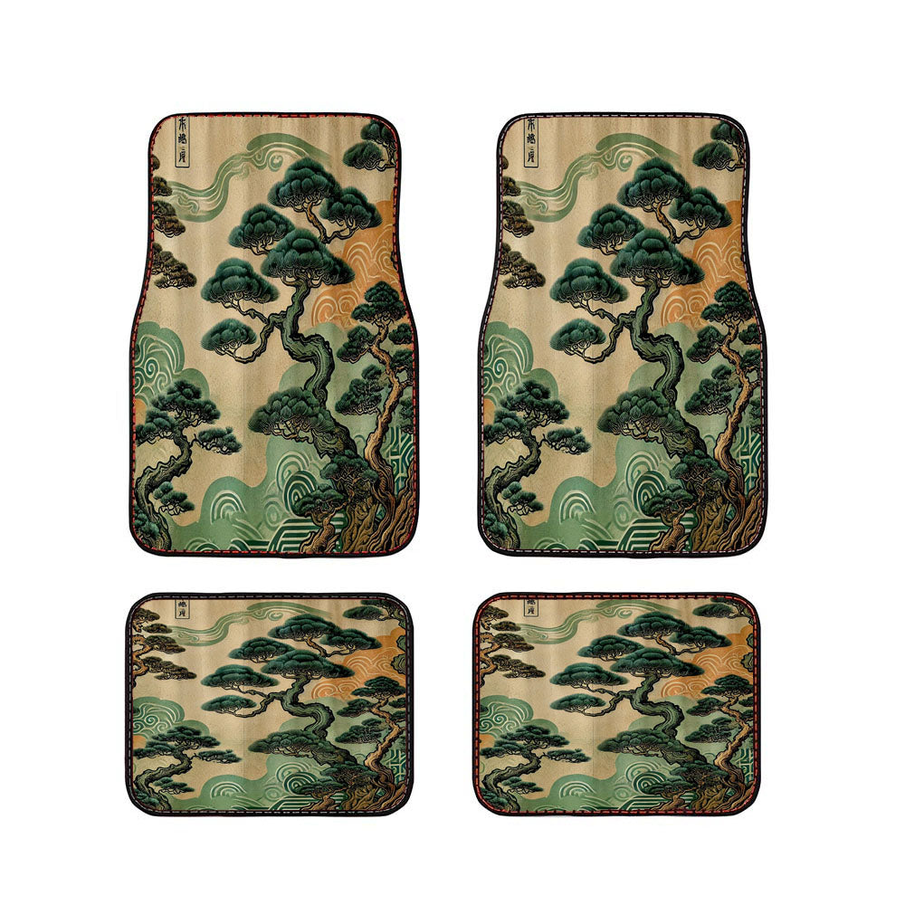 Japanese Pine Tree Car Floor Mats Accessories
