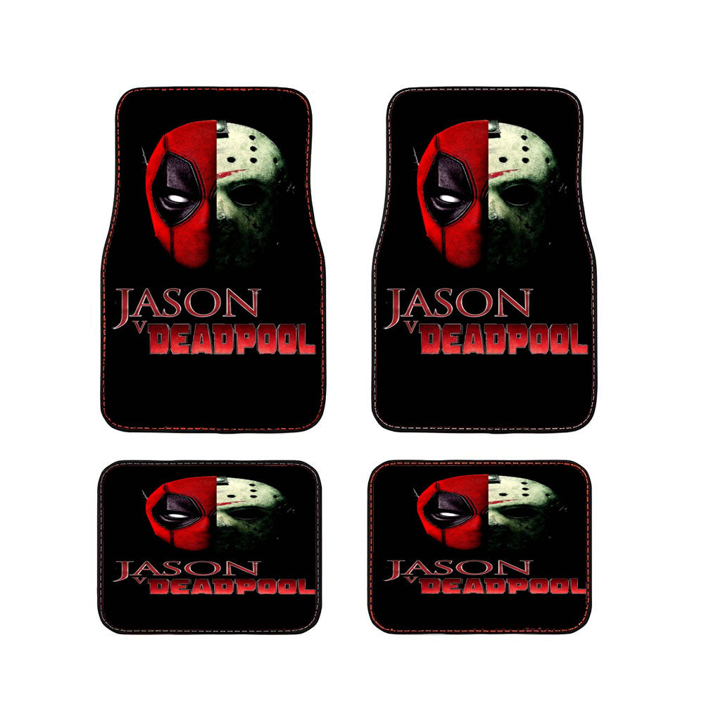 Jason Vs Deadpool Car Floor Mats Accessories