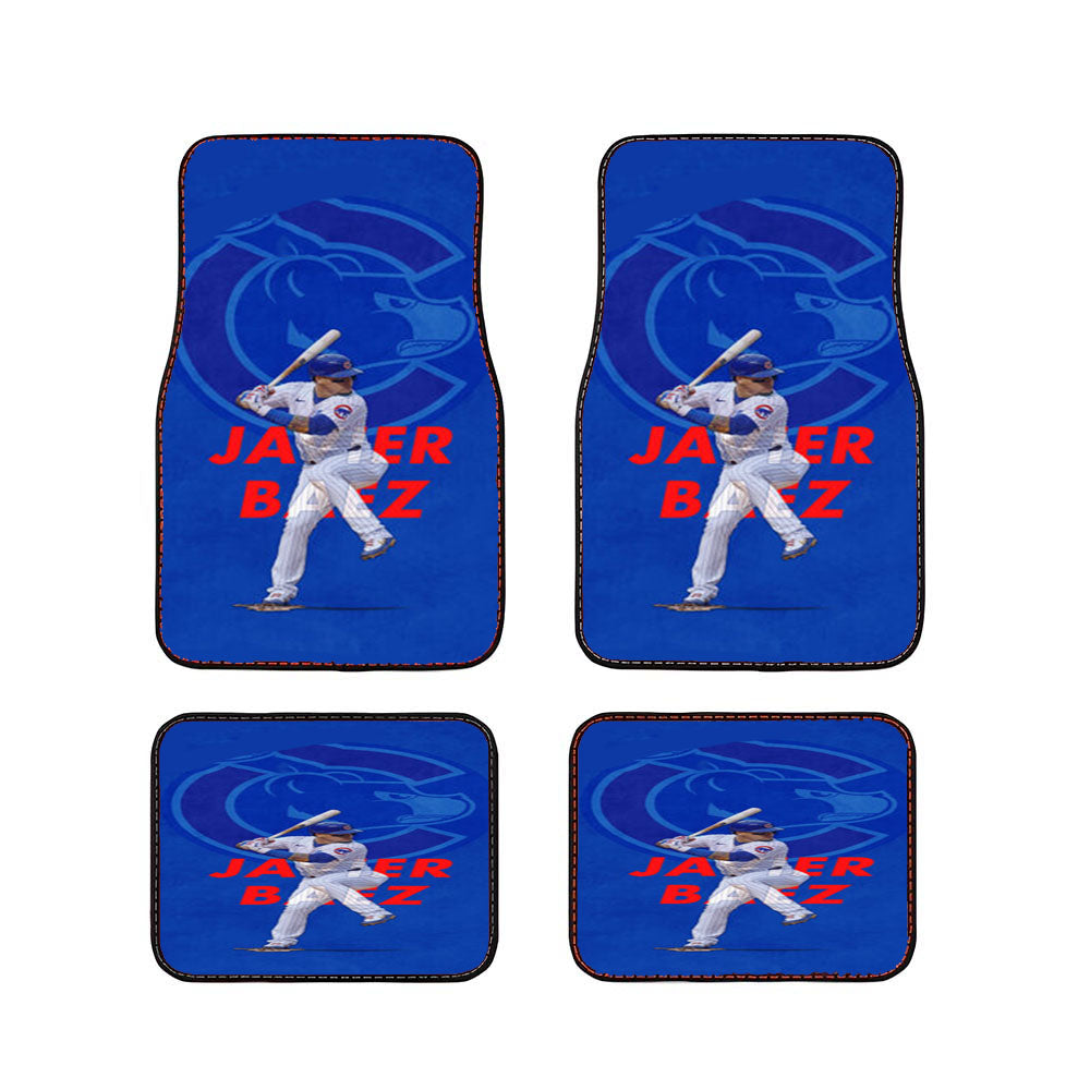 Javier Baez Chicago Cubs Car Floor Mats Accessories