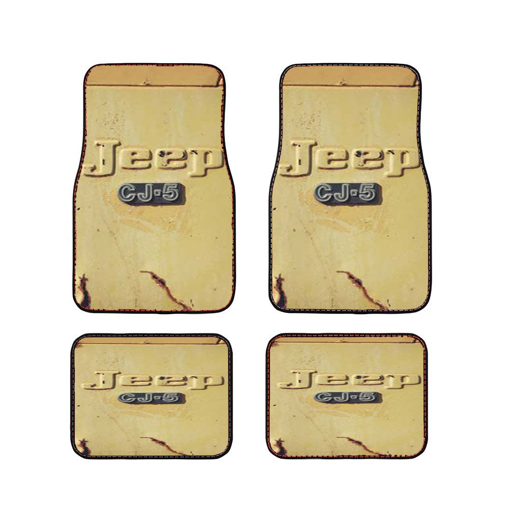 Jeep Cj5 Logo Car Floor Mats Accessories