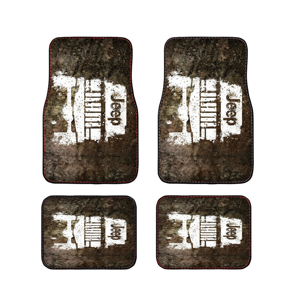 Jeep Sand Graffiti Car Floor Mats Accessories