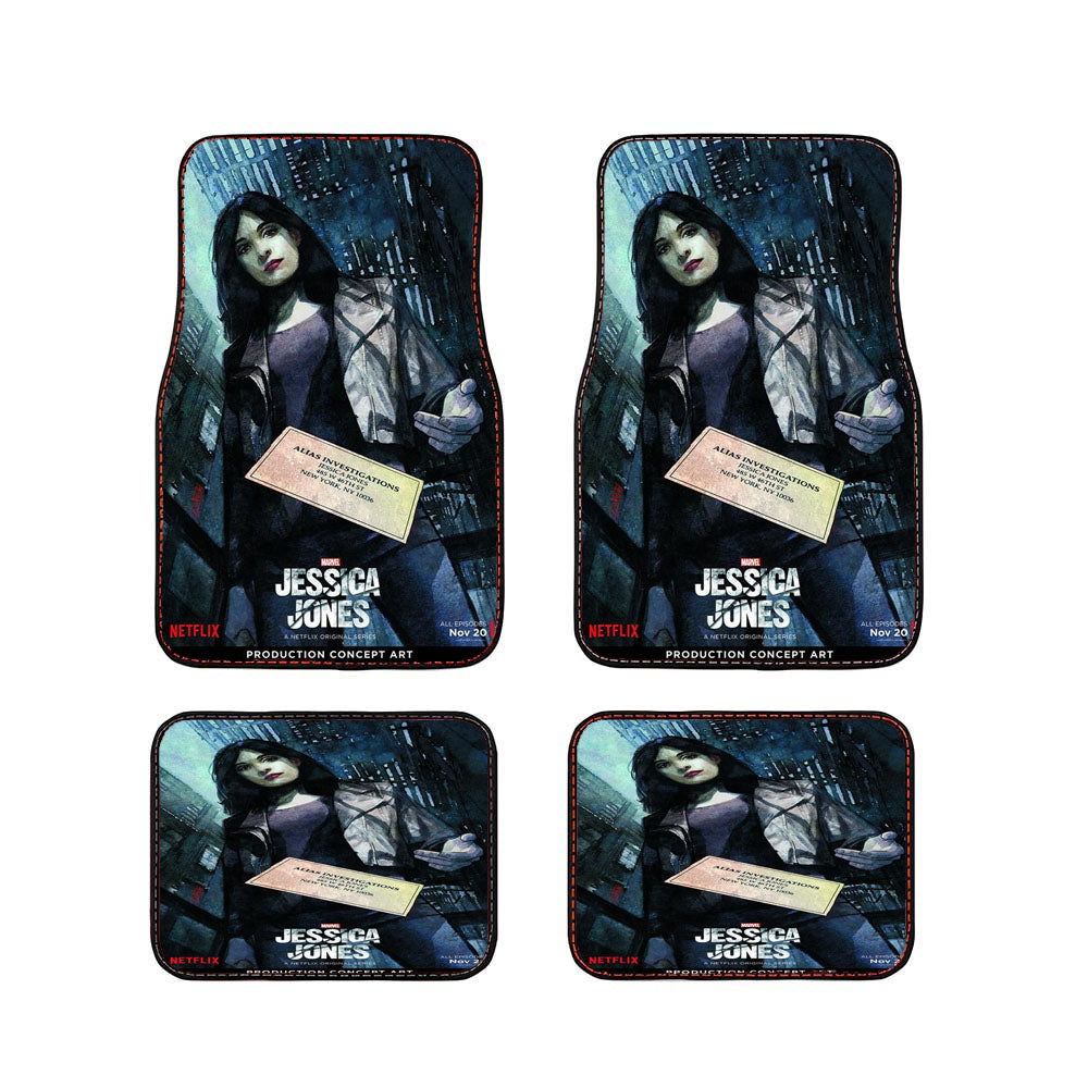 Jessica Jones Marvel Car Floor Mats Accessories