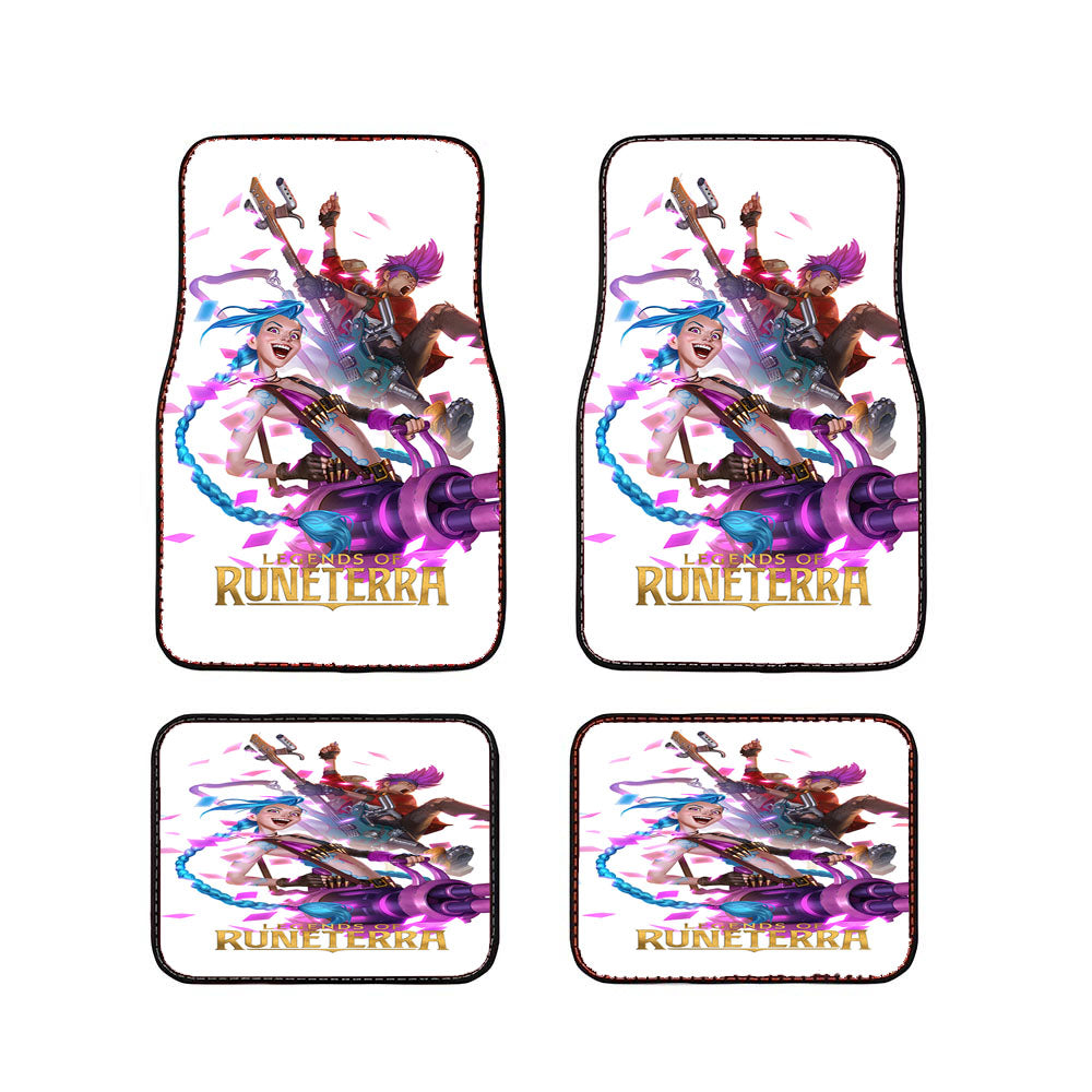 Jinx Lol Legends Of Runeterra Wallpaper Car Floor Mats Accessories