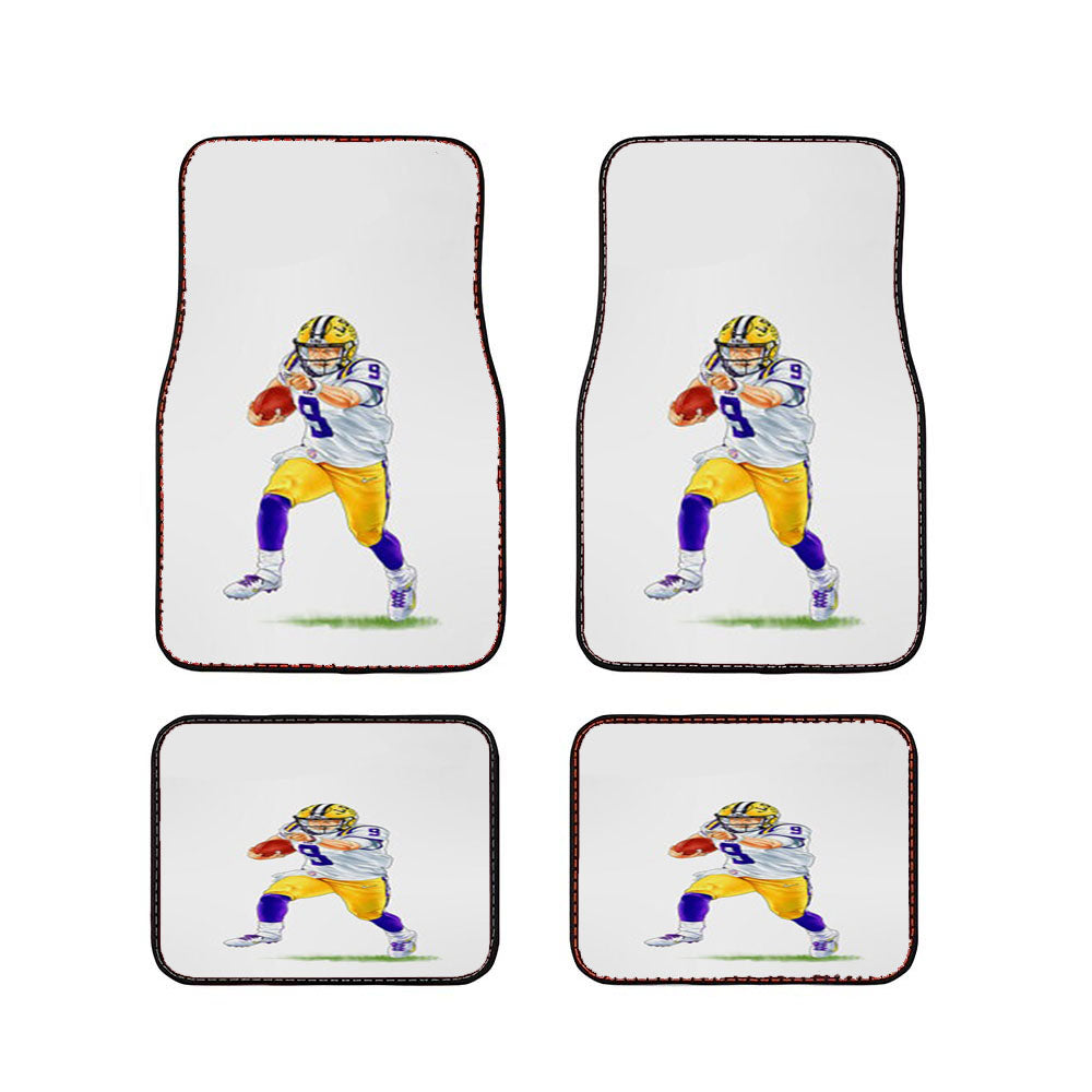 Joe Burrow Lsu Tigers Car Floor Mats Accessories