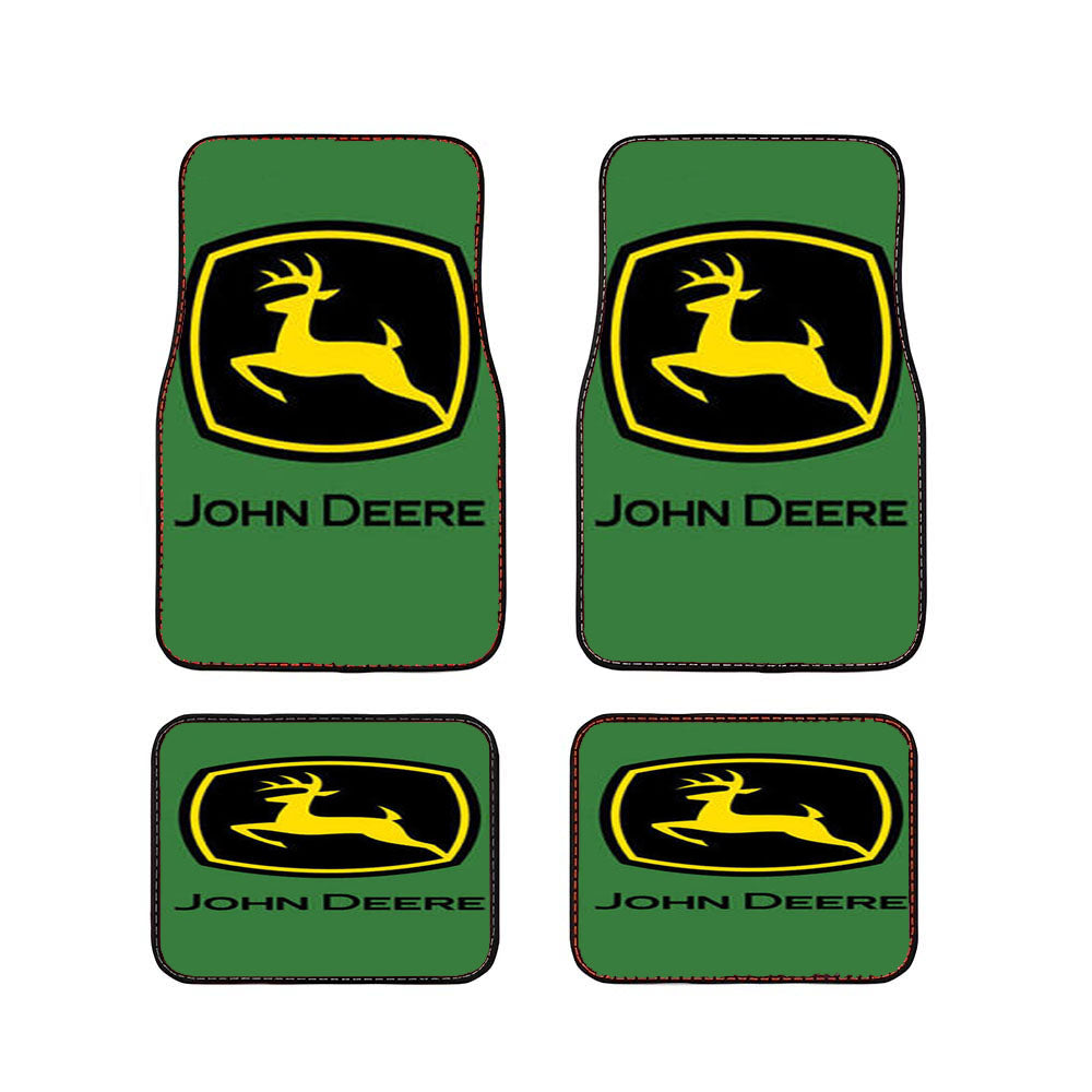 John Deere Minimalist Logo Car Floor Mats Accessories