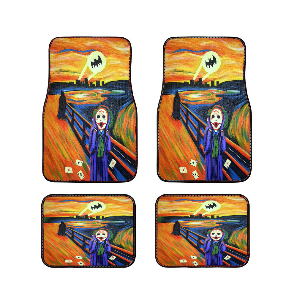Joker Batman Scream Paint Car Floor Mats Accessories