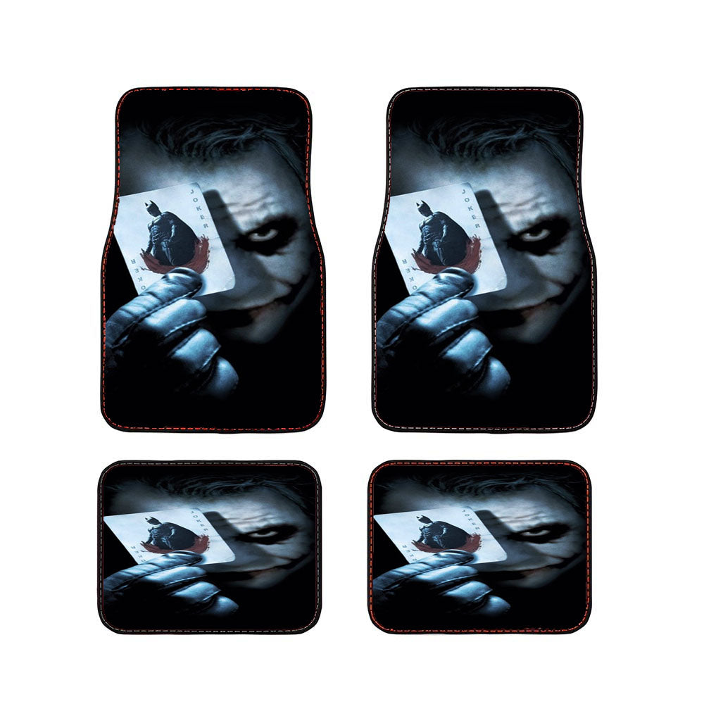 Joker With Playing Card Batman Car Floor Mats Accessories