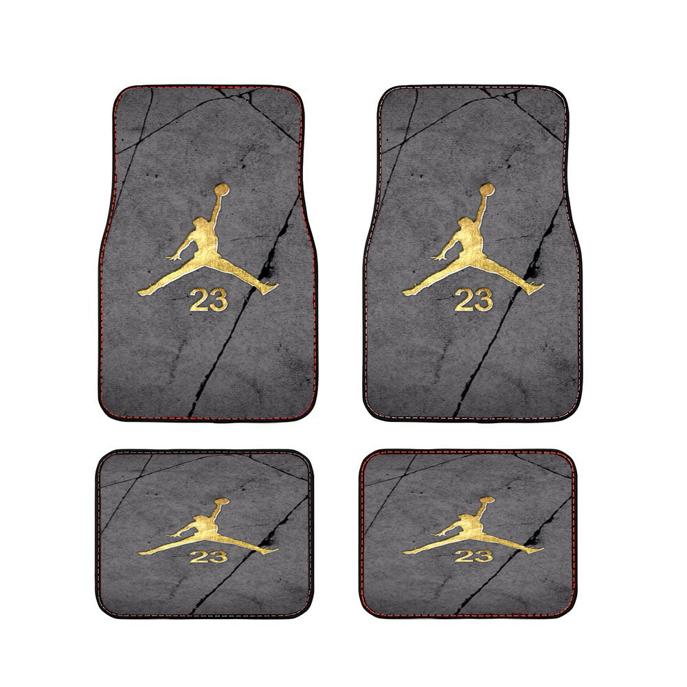 Jordan Gold Marble Car Floor Mats Accessories
