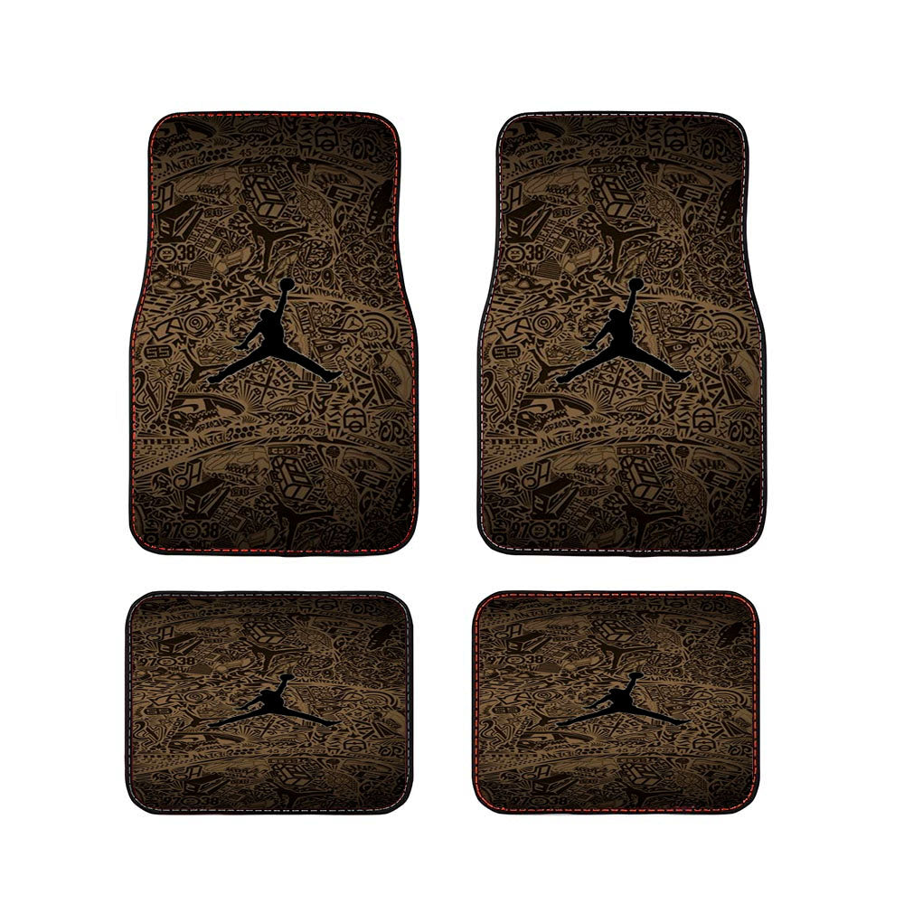 Jordan Pattern Car Floor Mats Accessories