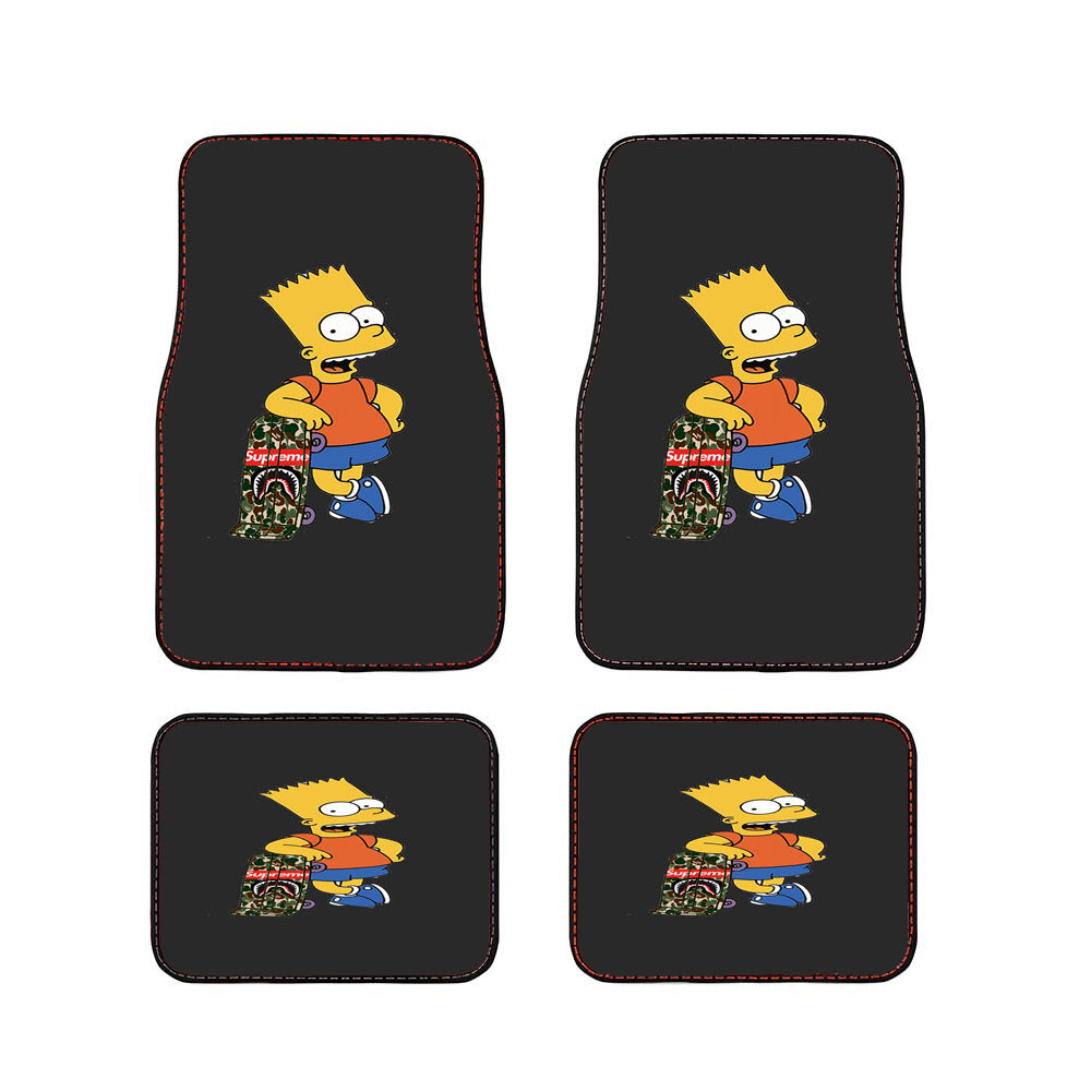 Joy Rich Bart Simpson Car Floor Mats Accessories