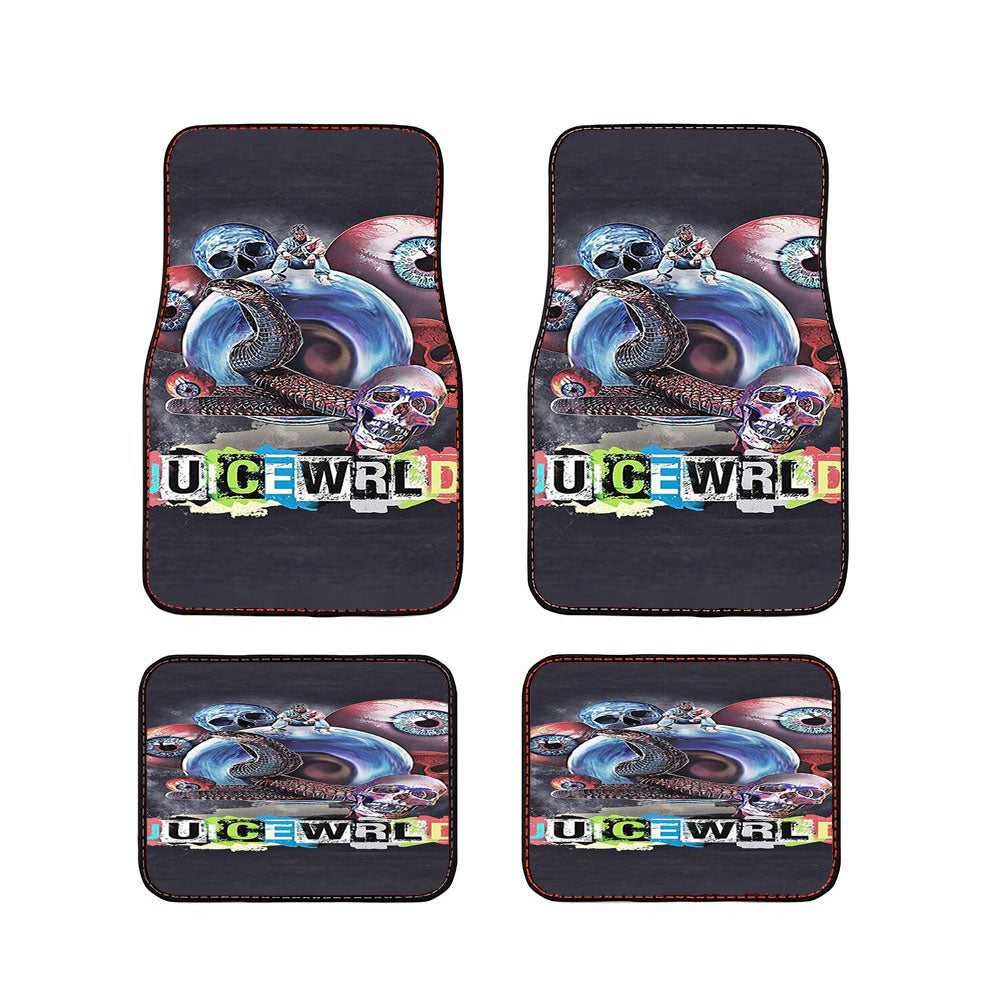 Juice Wrld 999 Skull Eyes Car Floor Mats Accessories