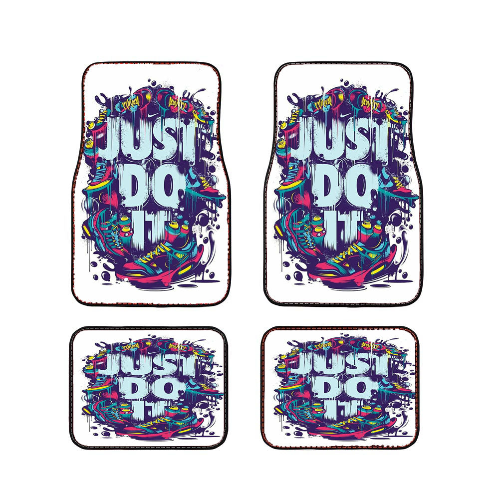 Just Do It Nike Art Shoes Car Floor Mats Accessories