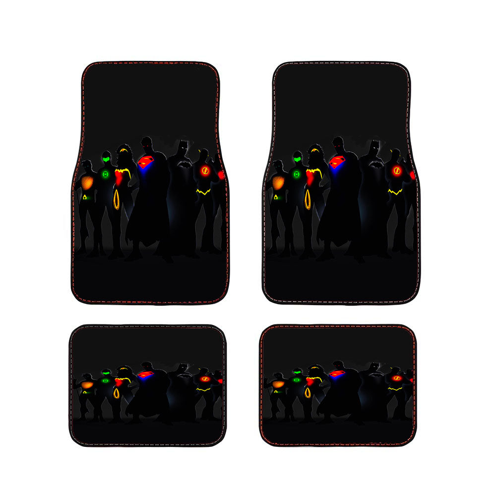 Justice League Dc Superheroes Car Floor Mats Accessories