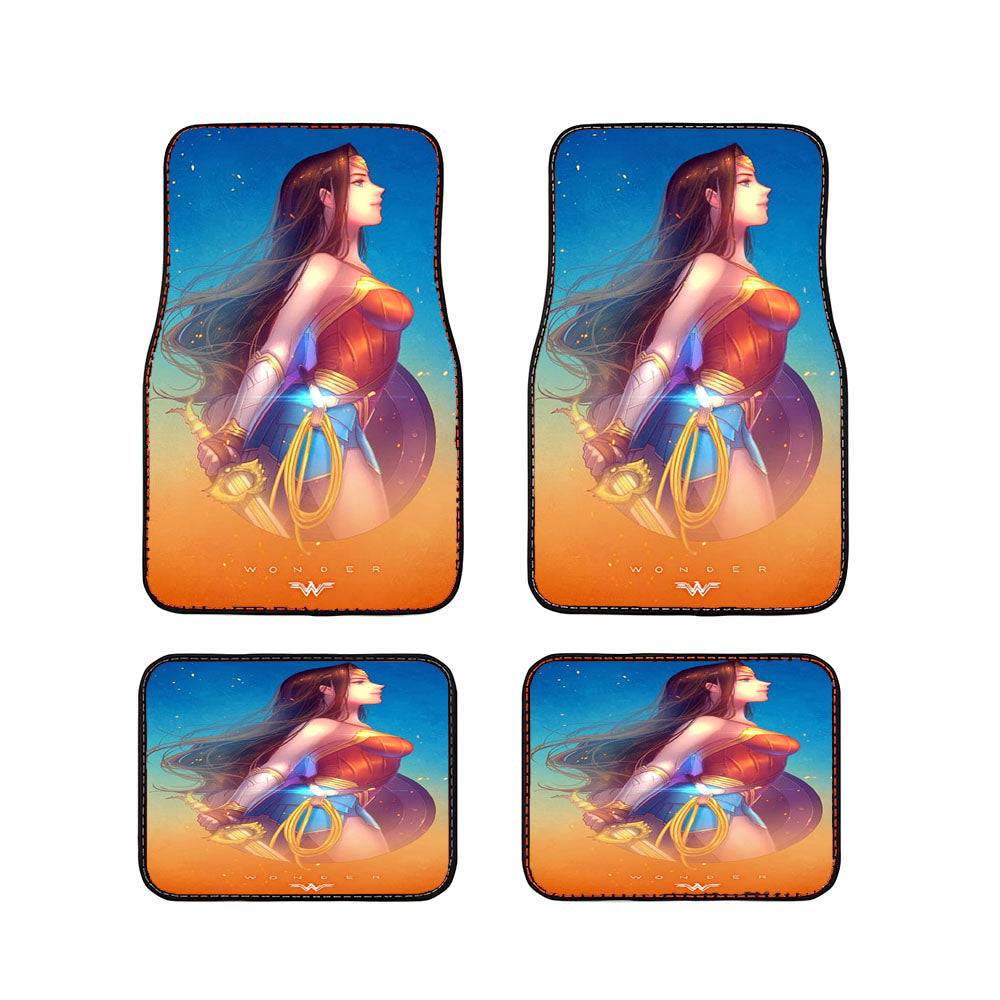 Justice League Wonder Woman Car Floor Mats Accessories